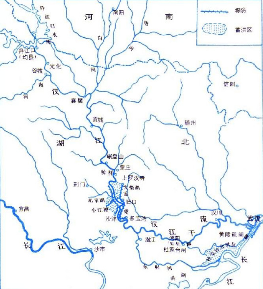 汉江防洪工程图